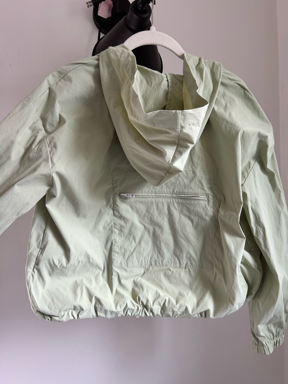 MWL Madewell Light Cream Hooded Bomber Jacket - Picture 5 of 7